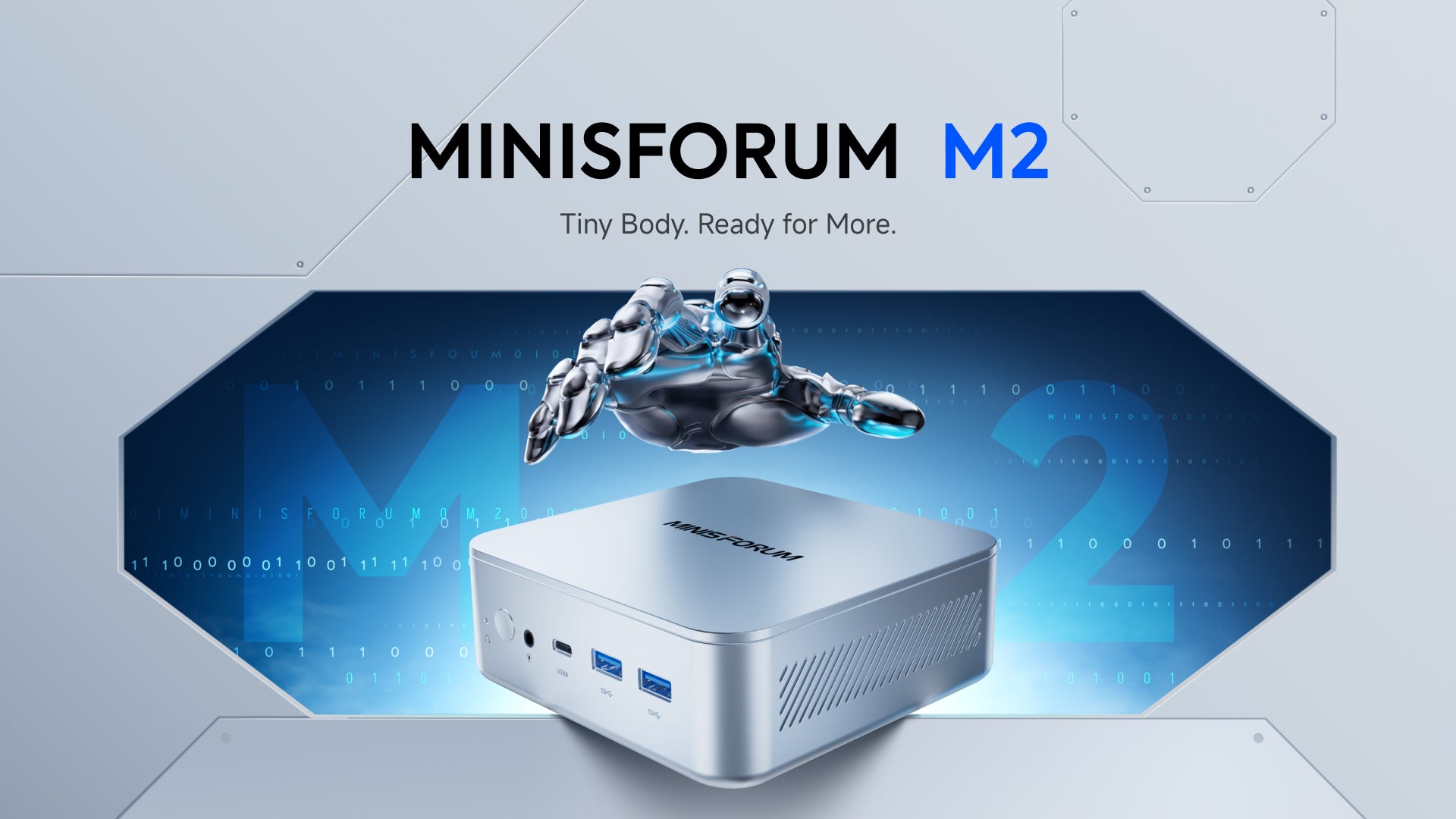 MINISFORUM M2 | インテル Core Ultra 7 356H ミニPC | デュアル DDR5