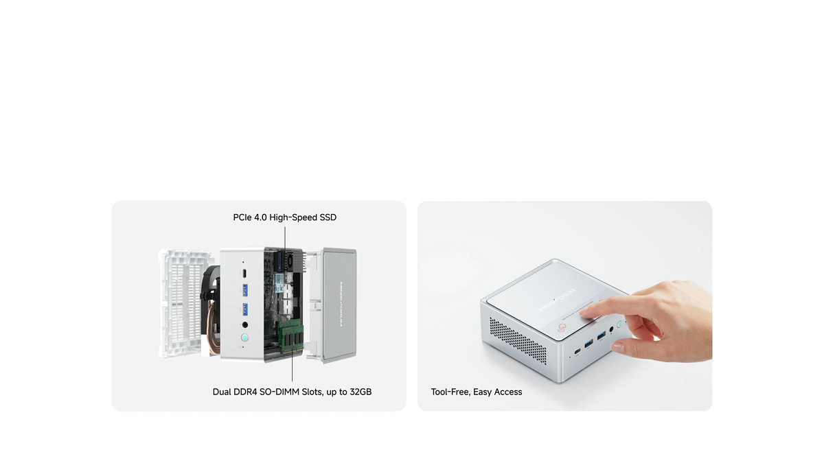 MINISFORUM NAB9S Mini PC | Intel® Core™ i9-13900HK | DDR4 SO-DIMM*2 MINISFORUM NAB9S Mini PC | Intel® Core™ i9-13900HK | DDR4 SO-DIMM*2
