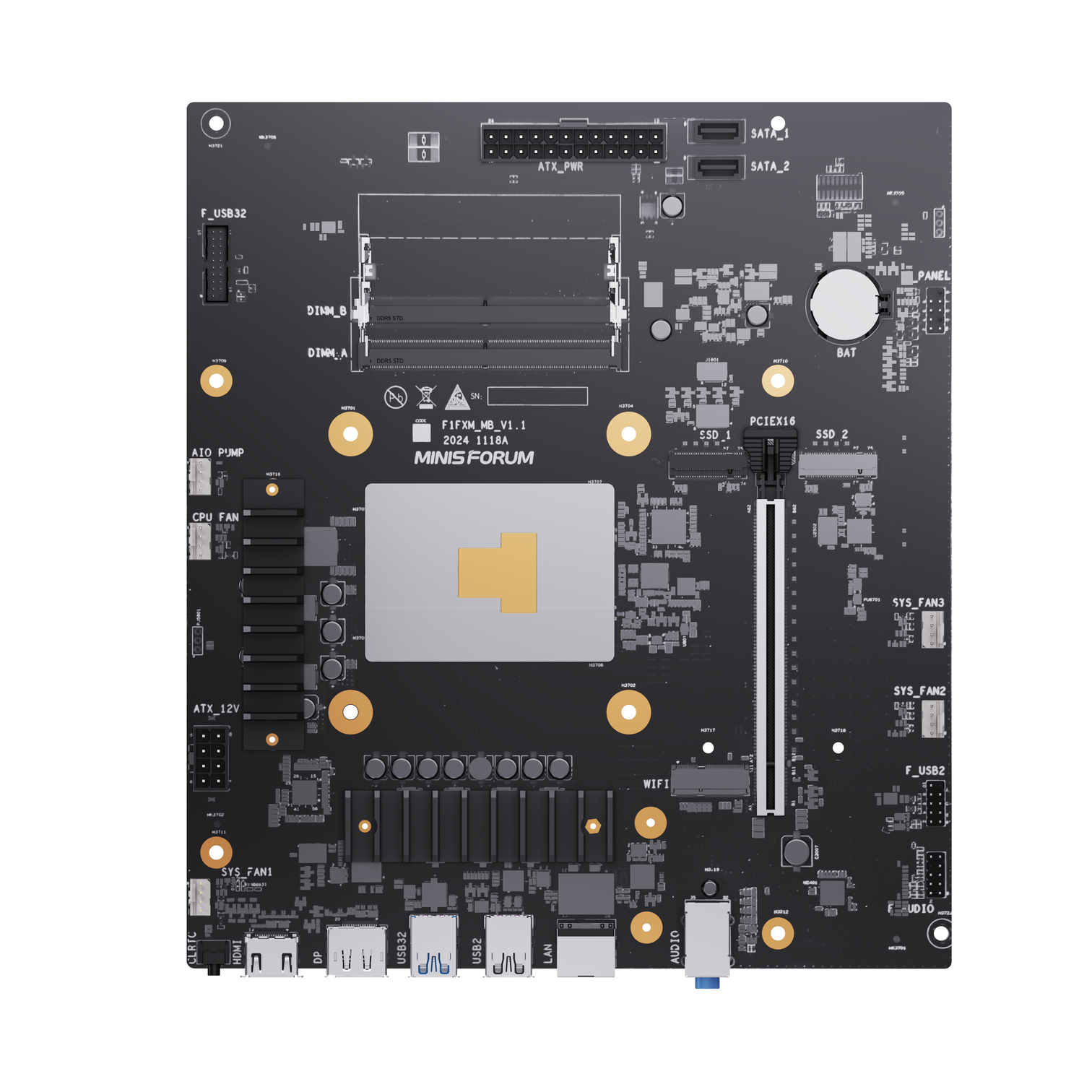 MINISFORUM MoDT Series: 7945HX ITX Boards & PCIe 5.0